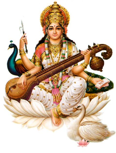 Sarasvati cygne paon.jpg