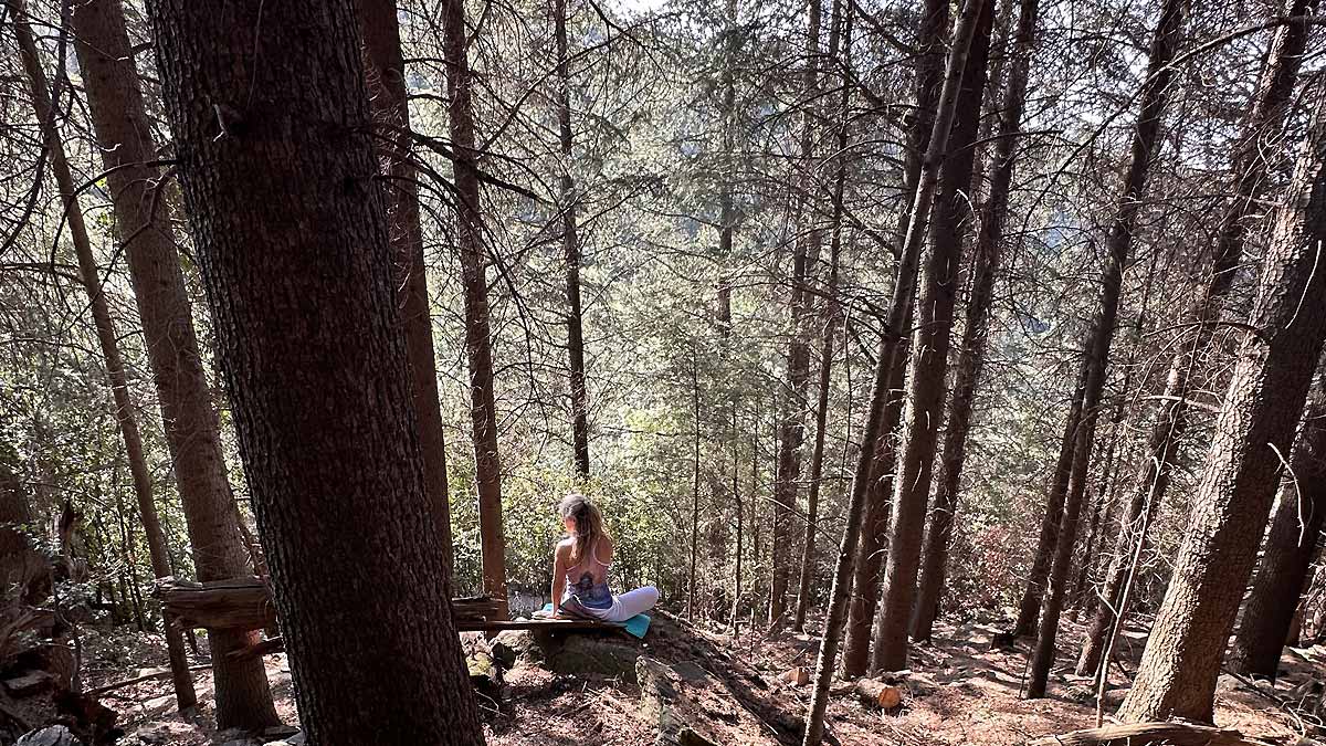Salle de pratique du Yoga à Haimavati